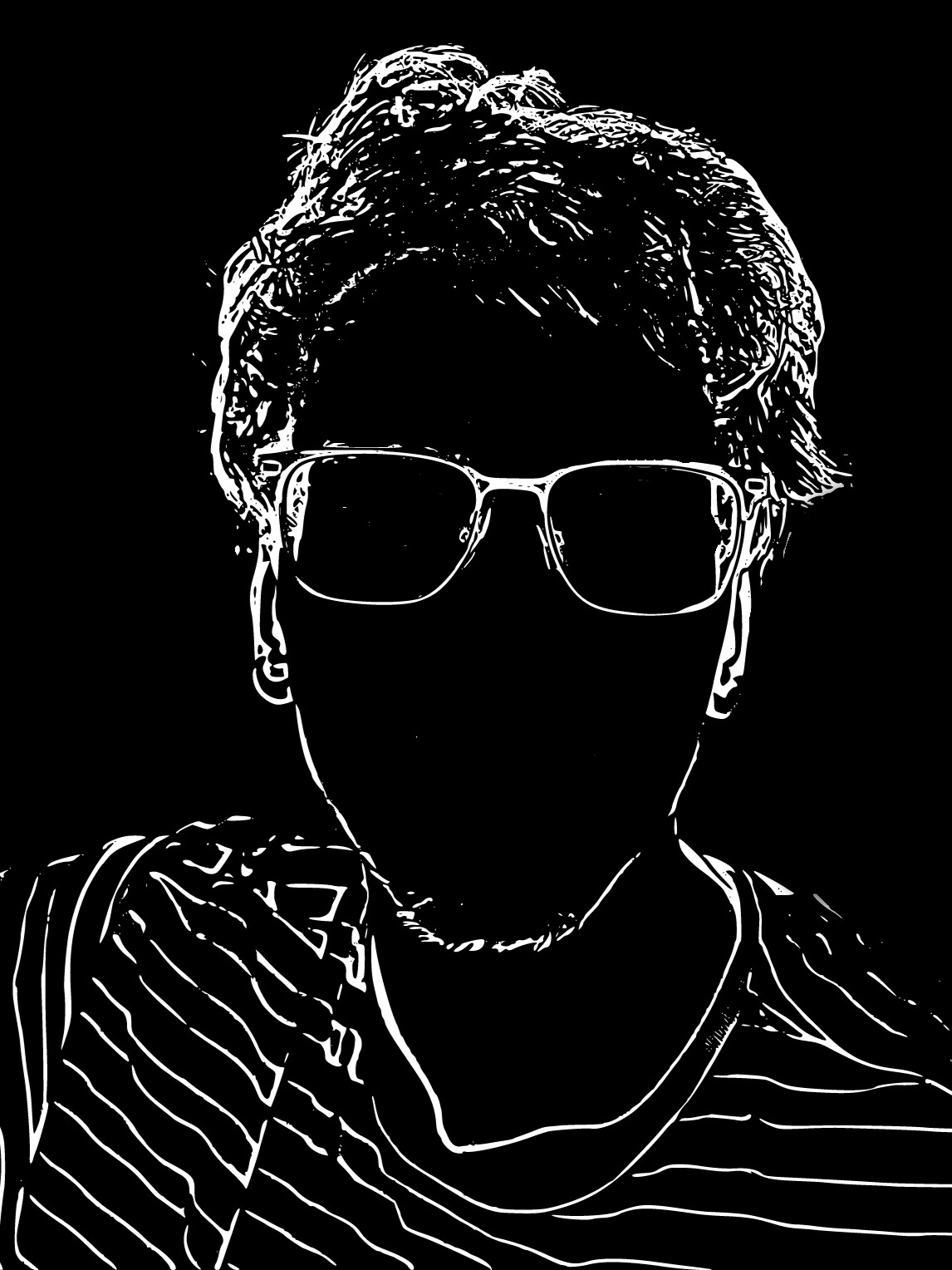 Aryan Mukherjee Face Outline